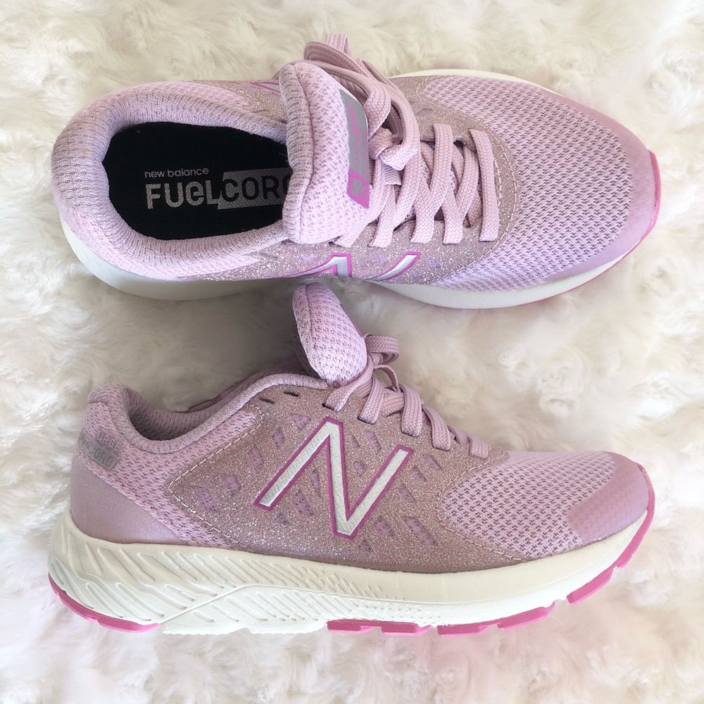 New Balance girls mauve pink sneakers